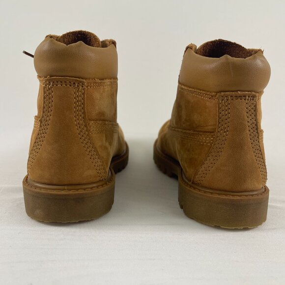 Timberland Toddler Kids Boots Tan Beige Leather Upper Boot Size 11M PRE-OWNED - Picture 3 of 11